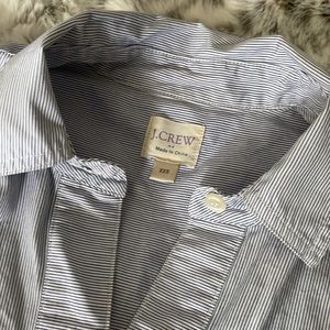 J. Crew Half Buttoned Collared Shirt
